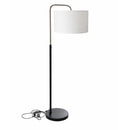15″W x 60″H Floor Lamp with White Linen Shade – Black or Brushed Nickel Finish - 2 Pack - LEDMyPlace Load image into Gallery viewer, 15″W x 60″H Floor Lamp with White Linen Shade – Black or Brushed Nickel Finish - 2 Pack - LEDMyPlace