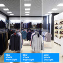 1 ft. x 4 ft. LED Flat Panel Light 20W/30W/40W Wattage Adjustable, 4000k/5000K/6500K CCT Changeable, Dip Switch, 0-10V Dim, 120-277V, ETL, DLC 5.1, Recessed Back-lit Fixture Load image into Gallery viewer, 1 ft. x 4 ft. LED Flat Panel Light 20W/30W/40W Wattage Adjustable, 4000k/5000K/6500K CCT Changeable, Dip Switch, 0-10V Dim, 120-277V, ETL, DLC 5.1, Recessed Back-lit Fixture