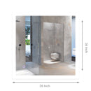 36 in. x 36 in. LED Lighted Bathroom Vanity Mirror, Anti - Fog, Touch Button, Adjustable Color Temperature & Remembrance, Wall Mounted Makeup Mirror, CRI 90+, Window Style - LEDMyPlace Load image into Gallery viewer, 36 in. x 36 in. LED Lighted Bathroom Vanity Mirror, Anti - Fog, Touch Button, Adjustable Color Temperature & Remembrance, Wall Mounted Makeup Mirror, CRI 90+, Window Style - LEDMyPlace