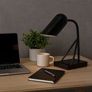 6.25″W x 16.2″H Black/Blue Table Lamp with E12 Socket, Outlet, and USB Ports Load image into Gallery viewer, 6.25″W x 16.2″H Black/Blue Table Lamp with E12 Socket, Outlet, and USB Ports