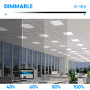 2 ft. x 4 ft. LED Flat Panel Light 50W/60W/72W Wattage Adjustable, 4000k/5000K/6500K CCT Changeable, Dip Switch, 0-10V Dim, 120-277V, ETL, DLC 5.1, Recessed Back-lit Fixture Load image into Gallery viewer, 2 ft. x 4 ft. LED Flat Panel Light 50W/60W/72W Wattage Adjustable, 4000k/5000K/6500K CCT Changeable, Dip Switch, 0-10V Dim, 120-277V, ETL, DLC 5.1, Recessed Back-lit Fixture