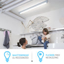 t8-8ft-40w-2row-r17-tube-light-6720-lumens-6500k-clear Load image into Gallery viewer, t8-8ft-40w-2row-r17-tube-light-6720-lumens-6500k-clear