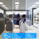 2 ft. x 2 ft. LED Flat Panel Light 20W/30W/40W Wattage Adjustable, 4000k/5000K/6500K CCT Changeable, Dip Switch, 0-10V Dim, 120-277V, ETL, DLC 5.1, Recessed Back-lit Fixture Load image into Gallery viewer, 2 ft. x 2 ft. LED Flat Panel Light 20W/30W/40W Wattage Adjustable, 4000k/5000K/6500K CCT Changeable, Dip Switch, 0-10V Dim, 120-277V, ETL, DLC 5.1, Recessed Back-lit Fixture