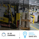 2FT LED Linear High Bay Shop Light, 110W, 5700K, 15000LM, 120-277VAC, 0-10V Dim, UL DLC Listed, Linear Hanging Light for Warehouse Workshops-2 Pack Load image into Gallery viewer, 2FT LED Linear High Bay Shop Light, 110W, 5700K, 15000LM, 120-277VAC, 0-10V Dim, UL DLC Listed, Linear Hanging Light for Warehouse Workshops-2 Pack