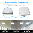 2 ft. x 2 ft. LED Flat Panel Light 20W/30W/40W Wattage Adjustable, 4000k/5000K/6500K CCT Changeable, Dip Switch, 0-10V Dim, 120-277V, ETL, DLC 5.1, Recessed Back-lit Fixture Load image into Gallery viewer, 2 ft. x 2 ft. LED Flat Panel Light 20W/30W/40W Wattage Adjustable, 4000k/5000K/6500K CCT Changeable, Dip Switch, 0-10V Dim, 120-277V, ETL, DLC 5.1, Recessed Back-lit Fixture