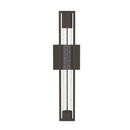 1-Light, Outdoor Wall Sconce Light, Wall Mount Lantern, 1X60W, GU10 Base, Clear Seedy Glass, a Protective Clear Acrylic Cylinder, Bronze 28 1/2" H x 4" W, Extends 4" from the wall Load image into Gallery viewer, 1-Light, Outdoor Wall Sconce Light, Wall Mount Lantern, 1X60W, GU10 Base, Clear Seedy Glass, a Protective Clear Acrylic Cylinder, Bronze 28 1/2" H x 4" W, Extends 4" from the wall