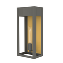 1-Light, Outdoor Wall Sconce Light, Outdoor Lantern, E26 Socket 1X60W, Clear Glass Panels, Matte Black, 18" H x 7 1/2" W, Extends 5 1/2" from the wall Load image into Gallery viewer, 1-Light, Outdoor Wall Sconce Light, Outdoor Lantern, E26 Socket 1X60W, Clear Glass Panels, Matte Black, 18" H x 7 1/2" W, Extends 5 1/2" from the wall