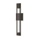 1-Light, Outdoor Wall Sconce Light, Wall Mount Lantern, 1X60W, GU10 Base, Clear Seedy Glass, a Protective Clear Acrylic Cylinder, Bronze 28 1/2" H x 4" W, Extends 4" from the wall Load image into Gallery viewer, 1-Light, Outdoor Wall Sconce Light, Wall Mount Lantern, 1X60W, GU10 Base, Clear Seedy Glass, a Protective Clear Acrylic Cylinder, Bronze 28 1/2" H x 4" W, Extends 4" from the wall