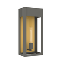 1-Light, Outdoor Wall Sconce Light, Outdoor Lantern, E26 Socket 1X60W, Clear Glass Panels, Matte Black, 18" H x 7 1/2" W, Extends 5 1/2" from the wall Load image into Gallery viewer, 1-Light, Outdoor Wall Sconce Light, Outdoor Lantern, E26 Socket 1X60W, Clear Glass Panels, Matte Black, 18" H x 7 1/2" W, Extends 5 1/2" from the wall
