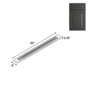 RTA - Cabinet - Flutted Wall Fillers - 30"H x 3"W - BG Load image into Gallery viewer, RTA - Cabinet - Flutted Wall Fillers - 30"H x 3"W - BG