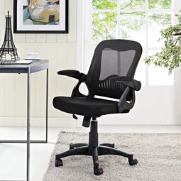 Advance Reception Computer Desk Office Chair - With Flipup Arms Advance Reception Computer Desk Office Chair - With Flipup Arms