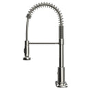 Single Handle Pull-down Sprayer Kitchen Faucet With Dual Mode Switch in Stainless Steel Load image into Gallery viewer, Single Handle Pull-down Sprayer Kitchen Faucet With Dual Mode Switch in Stainless Steel