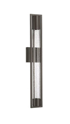1-Light, Outdoor Wall Sconce Light, Wall Mount Lantern, 1X60W, GU10 Base, Clear Seedy Glass, a Protective Clear Acrylic Cylinder, Bronze 28 1/2 1-Light, Outdoor Wall Sconce Light, Wall Mount Lantern, 1X60W, GU10 Base, Clear Seedy Glass, a Protective Clear Acrylic Cylinder, Bronze 28 1/2