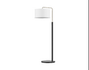 15″W x 60″H Floor Lamp with White Linen Shade – Black or Brushed Nickel Finish - 2 Pack Load image into Gallery viewer, 15″W x 60″H Floor Lamp with White Linen Shade – Black or Brushed Nickel Finish - 2 Pack