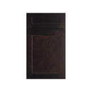 RTA - Liberty Shaker Espresso - Single Glass Door Wall Cabinets - 15"W x 12"H x 12"D Load image into Gallery viewer, RTA - Liberty Shaker Espresso - Single Glass Door Wall Cabinets - 15"W x 12"H x 12"D