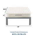 Emma 6" Memory Foam Mattress with 10 Years Warranty Load image into Gallery viewer, Emma 6" Memory Foam Mattress with 10 Years Warranty