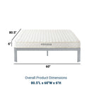 Emma 6" Memory Foam Mattress with 10 Years Warranty Load image into Gallery viewer, Emma 6" Memory Foam Mattress with 10 Years Warranty