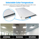 2 ft. x 4 ft. LED Flat Panel Light 50W/60W/72W Wattage Adjustable, 4000k/5000K/6500K CCT Changeable, Dip Switch, 0-10V Dim, 120-277V, ETL, DLC 5.1, Recessed Back-lit Fixture Load image into Gallery viewer, 2 ft. x 4 ft. LED Flat Panel Light 50W/60W/72W Wattage Adjustable, 4000k/5000K/6500K CCT Changeable, Dip Switch, 0-10V Dim, 120-277V, ETL, DLC 5.1, Recessed Back-lit Fixture