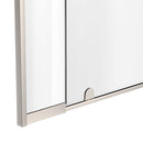 Ivanees 36 In. W X 76 In. H Framed Pivot Glass Shower Door With Soft- Closing Clear Tempered Glass Load image into Gallery viewer, Ivanees 36 In. W X 76 In. H Framed Pivot Glass Shower Door With Soft- Closing Clear Tempered Glass