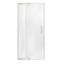 Ivanees 36 In. W X 76 In. H Framed Pivot Glass Shower Door With Soft- Closing Clear Tempered Glass Load image into Gallery viewer, Ivanees 36 In. W X 76 In. H Framed Pivot Glass Shower Door With Soft- Closing Clear Tempered Glass