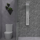 63 In. 2 Jet Shower Panel System With Fixed Rainfall & Waterfall Shower head, Handheld Shower & Tub Spout, Self-Cleaning & Jet Massage Feature Load image into Gallery viewer, 63 In. 2 Jet Shower Panel System With Fixed Rainfall & Waterfall Shower head, Handheld Shower & Tub Spout, Self-Cleaning & Jet Massage Feature