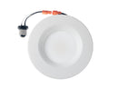 6" LED Downlight Dimmable, 15W, 5CCT Changeable: 27K/30K/35K/40K/50K, 120V AC,  Baffle Trim, Damp Rated Load image into Gallery viewer, 6" LED Downlight Dimmable, 15W, 5CCT Changeable: 27K/30K/35K/40K/50K, 120V AC,  Baffle Trim, Damp Rated