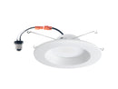 6" LED Downlight Dimmable, 15W, 5CCT Changeable: 27K/30K/35K/40K/50K, 120V AC,  Baffle Trim, Damp Rated Load image into Gallery viewer, 6" LED Downlight Dimmable, 15W, 5CCT Changeable: 27K/30K/35K/40K/50K, 120V AC,  Baffle Trim, Damp Rated