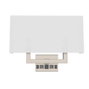 2-Light, Wall Sconce for Bedroom with 2 Switch, 2 USB & 1 Outlet, White Fabric / Acrylic Shade, Wall Mounted Lamps for Hotel, Corridor and Restaurant Load image into Gallery viewer, 2-Light, Wall Sconce for Bedroom with 2 Switch, 2 USB & 1 Outlet, White Fabric / Acrylic Shade, Wall Mounted Lamps for Hotel, Corridor and Restaurant
