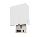 1-Light, Decorative Wall Sconces Fixtures, Satin Nickel Finish with White shade, Dimension: W7"xD4"xH11", 1 usb,1 switch and 1 outlet Load image into Gallery viewer, 1-Light, Decorative Wall Sconces Fixtures, Satin Nickel Finish with White shade, Dimension: W7"xD4"xH11", 1 usb,1 switch and 1 outlet