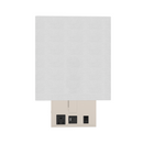 1-Light, Decorative Wall Sconces Fixtures, Satin Nickel Finish with White shade, Dimension: W7"xD4"xH11", 1 usb,1 switch and 1 outlet Load image into Gallery viewer, 1-Light, Decorative Wall Sconces Fixtures, Satin Nickel Finish with White shade, Dimension: W7"xD4"xH11", 1 usb,1 switch and 1 outlet