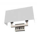2-Light, Wall Sconce for Bedroom with 2 Switch, 2 USB & 1 Outlet, White Fabric / Acrylic Shade, Wall Mounted Lamps for Hotel, Corridor and Restaurant Load image into Gallery viewer, 2-Light, Wall Sconce for Bedroom with 2 Switch, 2 USB & 1 Outlet, White Fabric / Acrylic Shade, Wall Mounted Lamps for Hotel, Corridor and Restaurant