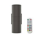 LED Outdoor Up & Down Lights With Remote, RGBW, Cylinder, 36WX2, AC100-277V, IP65, ETL CE RoSH Approval, Outdoor Wall Lights Load image into Gallery viewer, LED Outdoor Up & Down Lights With Remote, RGBW, Cylinder, 36WX2, AC100-277V, IP65, ETL CE RoSH Approval, Outdoor Wall Lights