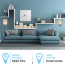 decorative-white-acrylic-shade-wall-sconces-lighting Load image into Gallery viewer, decorative-white-acrylic-shade-wall-sconces-lighting