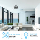 3-lights-matte-black-semi-flush-mount-ceiling-light Load image into Gallery viewer, 3-lights-matte-black-semi-flush-mount-ceiling-light