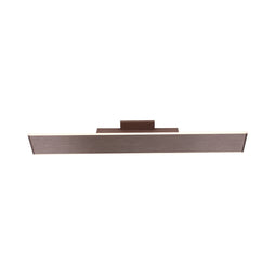 2-Lights, Indoor Rectangular Wall Sconce with Brushed brown Body Finish, 3000K, Dimmable 2-Lights, Indoor Rectangular Wall Sconce with Brushed brown Body Finish, 3000K, Dimmable