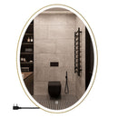 oval-led-lighted-mirror-touch-switch-defogger-and-cct-remembrance-lunar-style Load image into Gallery viewer, oval-led-lighted-mirror-touch-switch-defogger-and-cct-remembrance-lunar-style