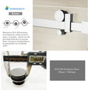Shower Door - 48" x 80" Bright Chrome Load image into Gallery viewer, Shower Door - 48" x 80" Bright Chrome