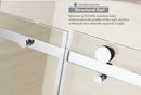 Shower Door - 48" x 80" Bright Chrome Load image into Gallery viewer, Shower Door - 48" x 80" Bright Chrome