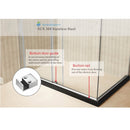 Shower Door - 48" x 80" Bright Chrome Load image into Gallery viewer, Shower Door - 48" x 80" Bright Chrome