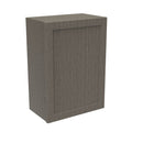 Elegant Smoky Grey - Single Door Wall Cabinet | 21"W x 30"H x 12"D Load image into Gallery viewer, Elegant Smoky Grey - Single Door Wall Cabinet | 21"W x 30"H x 12"D