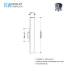2-lights-indoor-rectangular-wall-sconce Load image into Gallery viewer, 2-lights-indoor-rectangular-wall-sconce