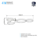 modern-flushmount-led-circle-4-rings-41w-3000k-2986lm Load image into Gallery viewer, modern-flushmount-led-circle-4-rings-41w-3000k-2986lm