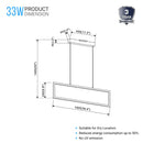 1-light-led-rectangle-pendant-ceiling-light Load image into Gallery viewer, 1-light-led-rectangle-pendant-ceiling-light