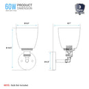1-light-wall-light-clear-glass Load image into Gallery viewer, 1-light-wall-light-clear-glass
