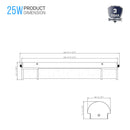 dimmable-led-half-cylinder-vanity-light-fixture Load image into Gallery viewer, dimmable-led-half-cylinder-vanity-light-fixture