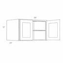 RTA Luxor Espresso 36"W x 12"H x 24"D Wall Cabinet Load image into Gallery viewer, RTA Luxor Espresso 36"W x 12"H x 24"D Wall Cabinet