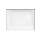 Acrylic Shower Pan Center Drain- Single Threshold - Resin and Fiberglass - 48 X36 X 5.5 Load image into Gallery viewer, Acrylic Shower Pan Center Drain- Single Threshold - Resin and Fiberglass - 48 X36 X 5.5