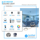 modern-flushmount-led-circle-4-rings-41w-3000k-2986lm Load image into Gallery viewer, modern-flushmount-led-circle-4-rings-41w-3000k-2986lm