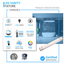 dimmable-led-half-cylinder-vanity-light-fixture Load image into Gallery viewer, dimmable-led-half-cylinder-vanity-light-fixture