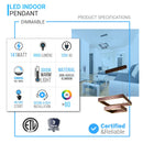 2-lights-square-chandelier-lighting-141w-3000k-brown-hanging-chandelier-lights Load image into Gallery viewer, 2-lights-square-chandelier-lighting-141w-3000k-brown-hanging-chandelier-lights